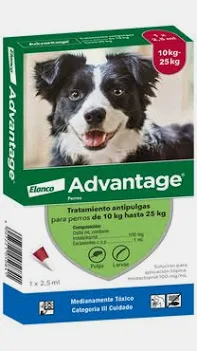 Advantage perros 10-25 kilos (1 pipeta)