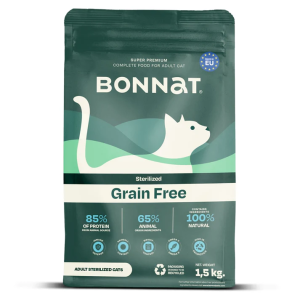 Bonnat Grain Free Gatos Esterilizados x 1.5 kg
