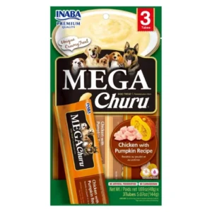 Mega Churu 3 Piezas - Pollo Y Calabaza 144 Gr
