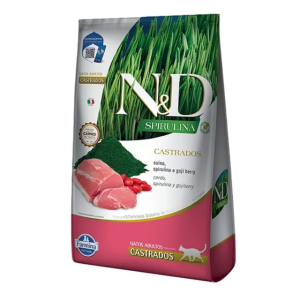 ND spirulina feline adult cast suino 7 kg