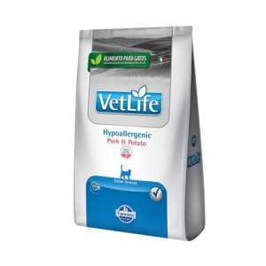 Vet Life feline hypoallergenic pork e potato 0,4 kg