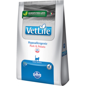 Vet Life feline hypoallergenic pork e potato 2 kg