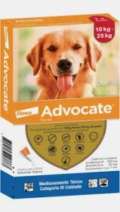 Advocate perros pipeta 2.5 ml 10 - 25 kg