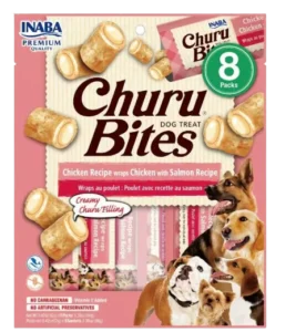 Churu Bites para Perros Sabor a Pollo con Salmón 8 u