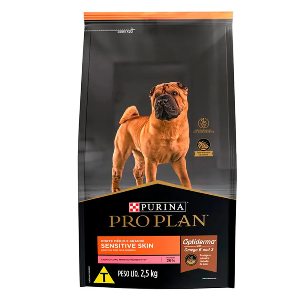 Pro Plan sensitive skin razas medianas y grandes - salmon