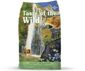 Rocky mountain feline recipe venado asado y salmón 14 libras