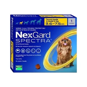 Nexgard spectra 3.6 - 7.5 kilos